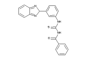 N-[[3-(2H-benzimidazol-2-yl)phenyl]thiocarbamoyl]benzamide