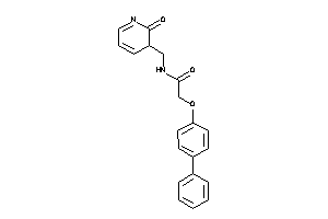 N-[(2-keto-3H-pyridin-3-yl)methyl]-2-(4-phenylphenoxy)acetamide