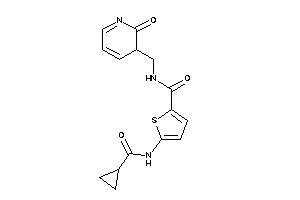 Image of 5-(cyclopropanecarbonylamino)-N-[(2-keto-3H-pyridin-3-yl)methyl]thiophene-2-carboxamide