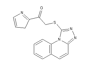 Image of 1-(3H-pyrrol-2-yl)-2-([1,2,4]triazolo[4,3-a]quinolin-1-ylthio)ethanone