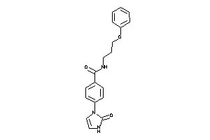 4-(2-keto-4-imidazolin-1-yl)-N-(3-phenoxypropyl)benzamide