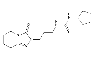 1-cyclopentyl-3-[3-(3-keto-5,6,7,8-tetrahydro-[1,2,4]triazolo[4,3-a]pyridin-2-yl)propyl]urea