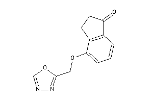 4-(1,3,4-oxadiazol-2-ylmethoxy)indan-1-one