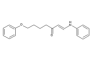 1-anilino-7-phenoxy-hept-1-en-3-one