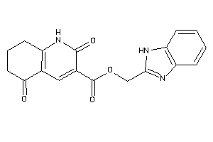 2,5-diketo-1,6,7,8-tetrahydroquinoline-3-carboxylic Acid 1H-benzimidazol-2-ylmethyl Ester