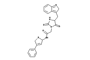 2-[4-(2H-indol-3-ylmethyl)-2,5-diketo-imidazolidin-1-yl]-N-(4-phenyl-2,5-dihydrothiophen-2-yl)acetamide