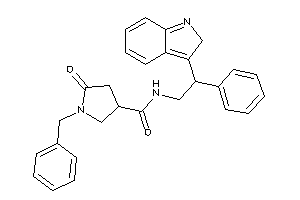 1-benzyl-N-[2-(2H-indol-3-yl)-2-phenyl-ethyl]-5-keto-pyrrolidine-3-carboxamide