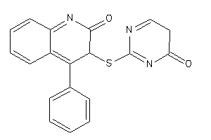 3-[(4-keto-5H-pyrimidin-2-yl)thio]-4-phenyl-3H-quinolin-2-one