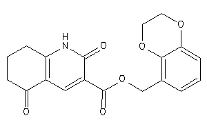 2,5-diketo-1,6,7,8-tetrahydroquinoline-3-carboxylic Acid 2,3-dihydro-1,4-benzodioxin-5-ylmethyl Ester