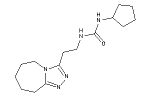 1-cyclopentyl-3-[2-(6,7,8,9-tetrahydro-5H-[1,2,4]triazolo[4,3-a]azepin-3-yl)ethyl]urea