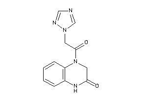 Image of 4-[2-(1,2,4-triazol-1-yl)acetyl]-1,3-dihydroquinoxalin-2-one