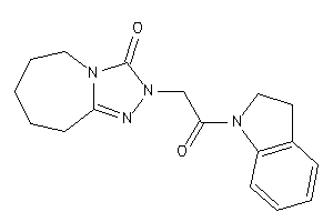 2-(2-indolin-1-yl-2-keto-ethyl)-6,7,8,9-tetrahydro-5H-[1,2,4]triazolo[4,3-a]azepin-3-one