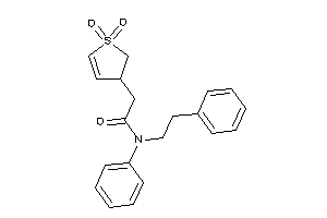 Image of 2-(1,1-diketo-2,3-dihydrothiophen-3-yl)-N-phenethyl-N-phenyl-acetamide