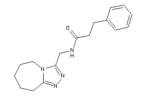 3-phenyl-N-(6,7,8,9-tetrahydro-5H-[1,2,4]triazolo[4,3-a]azepin-3-ylmethyl)propionamide