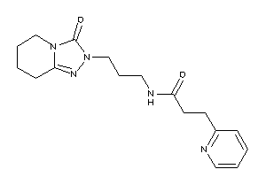 Image of N-[3-(3-keto-5,6,7,8-tetrahydro-[1,2,4]triazolo[4,3-a]pyridin-2-yl)propyl]-3-(2-pyridyl)propionamide