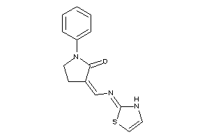 Image of 1-phenyl-3-[(4-thiazolin-2-ylideneamino)methylene]-2-pyrrolidone