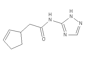Image of 2-cyclopent-2-en-1-yl-N-(1H-1,2,4-triazol-5-yl)acetamide
