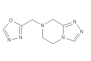 2-(6,8-dihydro-5H-[1,2,4]triazolo[4,3-a]pyrazin-7-ylmethyl)-1,3,4-oxadiazole
