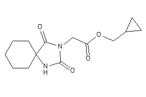 2-(2,4-diketo-1,3-diazaspiro[4.5]decan-3-yl)acetic Acid Cyclopropylmethyl Ester