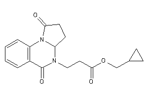 3-(1,5-diketo-3,3a-dihydro-2H-pyrrolo[1,2-a]quinazolin-4-yl)propionic Acid Cyclopropylmethyl Ester
