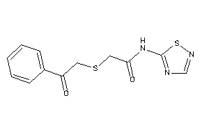 Image of 2-(phenacylthio)-N-(1,2,4-thiadiazol-5-yl)acetamide