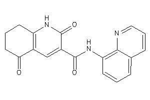 Image of 2,5-diketo-N-(8-quinolyl)-1,6,7,8-tetrahydroquinoline-3-carboxamide