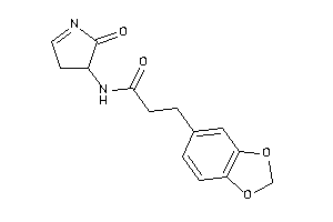 3-(1,3-benzodioxol-5-yl)-N-(2-keto-1-pyrrolin-3-yl)propionamide