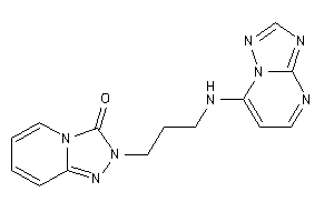 Image of 2-[3-([1,2,4]triazolo[1,5-a]pyrimidin-7-ylamino)propyl]-[1,2,4]triazolo[4,3-a]pyridin-3-one
