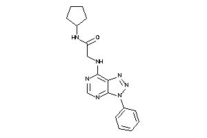 N-cyclopentyl-2-[(3-phenyltriazolo[4,5-d]pyrimidin-7-yl)amino]acetamide