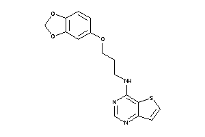 Image of 3-(1,3-benzodioxol-5-yloxy)propyl-thieno[3,2-d]pyrimidin-4-yl-amine