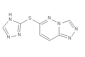 6-(4H-1,2,4-triazol-3-ylthio)-[1,2,4]triazolo[3,4-f]pyridazine