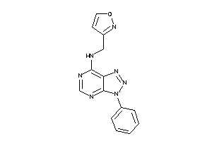 Isoxazol-3-ylmethyl-(3-phenyltriazolo[4,5-d]pyrimidin-7-yl)amine