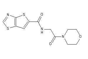 N-(2-keto-2-morpholino-ethyl)thieno[2,3-d]thiazole-5-carboxamide