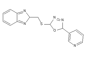 Image of 2-(2H-benzimidazol-2-ylmethylthio)-5-(3-pyridyl)-2,5-dihydro-1,3,4-oxadiazole