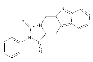 2-phenyl-1-thioxo-3a,4,9a,10-tetrahydroimidazo[1,5-b]$b-carbolin-3-one