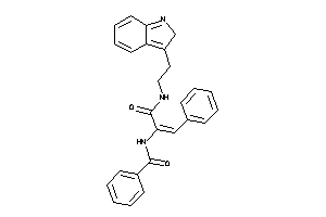 Image of N-[1-[2-(2H-indol-3-yl)ethylcarbamoyl]-2-phenyl-vinyl]benzamide