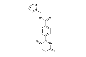 Image of 4-(3,6-diketohexahydropyridazin-1-yl)-N-(2-furfuryl)benzamide
