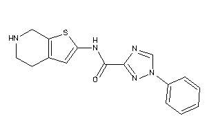 1-phenyl-N-(4,5,6,7-tetrahydrothieno[2,3-c]pyridin-2-yl)-1,2,4-triazole-3-carboxamide