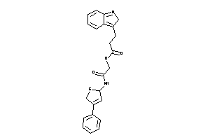 Image of 3-(2H-indol-3-yl)propionic Acid [2-keto-2-[(4-phenyl-2,5-dihydrothiophen-2-yl)amino]ethyl] Ester