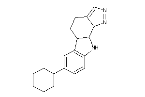 7-cyclohexyl-4,5,5a,10,10a,10b-hexahydropyrazolo[3,4-a]carbazole