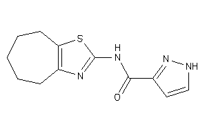 Image of N-(5,6,7,8-tetrahydro-4H-cyclohepta[d]thiazol-2-yl)-1H-pyrazole-3-carboxamide