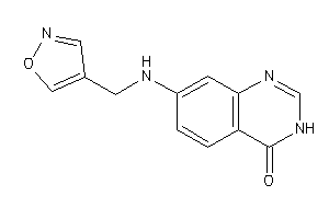 7-(isoxazol-4-ylmethylamino)-3H-quinazolin-4-one