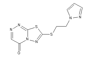 7-(2-pyrazol-1-ylethylthio)-[1,3,4]thiadiazolo[2,3-c][1,2,4]triazin-4-one
