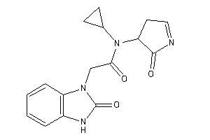 N-cyclopropyl-2-(2-keto-3H-benzimidazol-1-yl)-N-(2-keto-1-pyrrolin-3-yl)acetamide