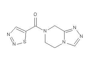 6,8-dihydro-5H-[1,2,4]triazolo[4,3-a]pyrazin-7-yl(thiadiazol-5-yl)methanone