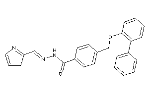 4-[(2-phenylphenoxy)methyl]-N-(3H-pyrrol-2-ylmethyleneamino)benzamide