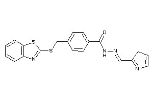 4-[(1,3-benzothiazol-2-ylthio)methyl]-N-(3H-pyrrol-2-ylmethyleneamino)benzamide