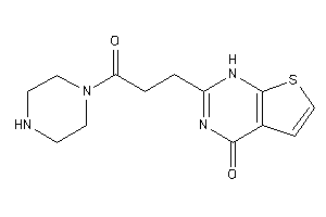 2-(3-keto-3-piperazino-propyl)-1H-thieno[2,3-d]pyrimidin-4-one