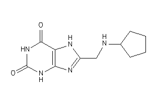 Image of 8-[(cyclopentylamino)methyl]-7H-xanthine