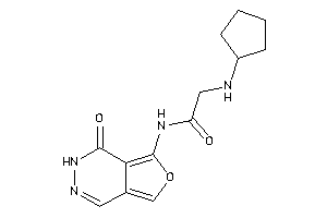 2-(cyclopentylamino)-N-(4-keto-3H-furo[3,4-d]pyridazin-5-yl)acetamide